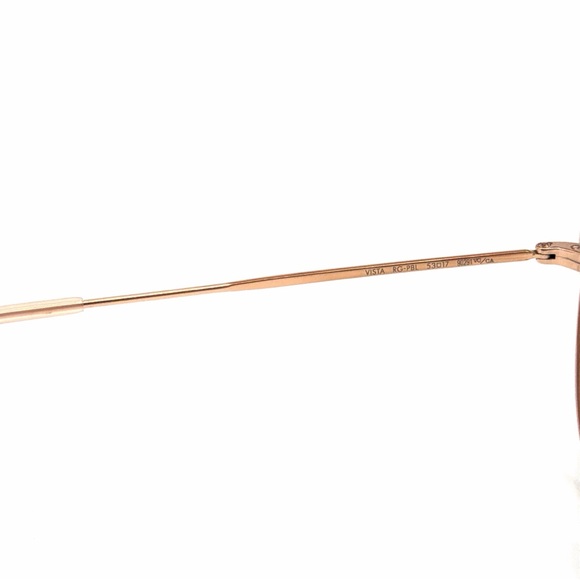 New! Garrett Leight Vista RG-PBL Elegant Rose Gold Cat-Eye Glasses, Authentic main image 6